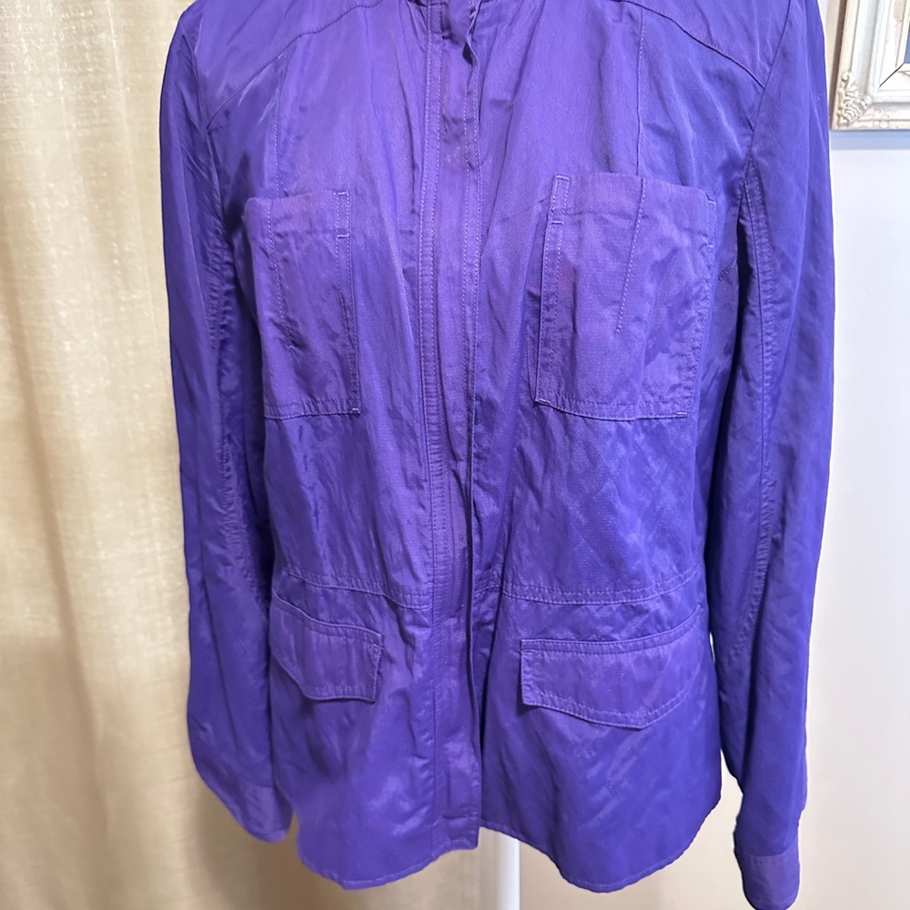 Women’s Chicos jacket size 2 (12-14) Purple zip up - Picture 4 of 15
